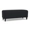 Lesro Siena Lounge Reception Loveseat Bench, Black, MD Black Upholstery SN6001 - alternate 1